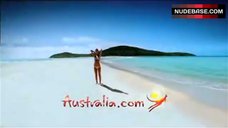 7. Lara Bingle Hot in Bikini – Australia Tourism Commercial