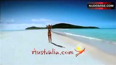 9. Lara Bingle Hot in Bikini – Australia Tourism Commercial