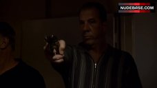 9. Elena Satine Exposed Breasts – Magic City