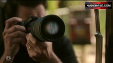 10. Elena Satine Side Boob – Timeless