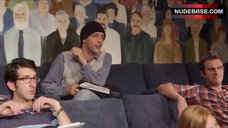 2. Mindy Robinson Cleavage – Casting Couch