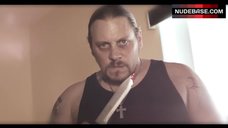 10. Mindy Robinson Sexy in Black Lingerie – A Blood Story