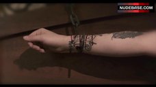 5. Mindy Robinson Sexy in Black Lingerie – A Blood Story