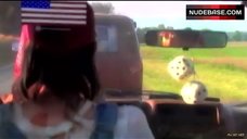 7. Lindsay Robertson Boobs Flash – Trippin'