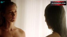 2. Anna Silk Lesbian Kissing in Shower – Lost Girl