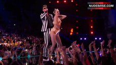 9. Miley Cyrus in Lingerie on Stage – Mtv Video Music Awards