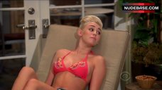 5. Miley Cyrus Bikini Scene – Two And A Half Men