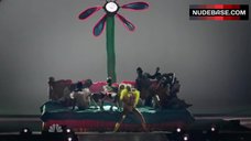 6. Miley Cyrus Sexy in Shine Bodysuit – Miley Cyrus: Bangerz Tour