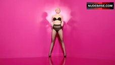 7. Miley Cyrus Hot in Lingerie – Rock Your Legs