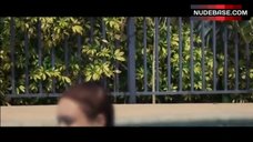 9. Shea Stewart Bare Breasts in Pool – Girls Gone Dead