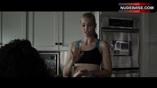 8. Leslie Bibb in Sports Bra – No Good Deed