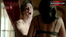 10. Alex Mauriello Sexuality in Black Lingerie – The Vampire Diaries