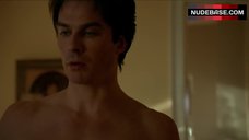 3. Alex Mauriello Sexuality in Black Lingerie – The Vampire Diaries