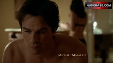 6. Alex Mauriello Sexuality in Black Lingerie – The Vampire Diaries