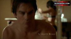 8. Alex Mauriello Sexuality in Black Lingerie – The Vampire Diaries