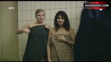 5. Lore Dijkman Flashes Boobs and Pussy – Absolutely Positive