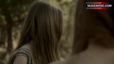 3. Ambyr Childers Shows Boobs – Aquarius