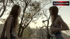 8. Ambyr Childers Shows Boobs – Aquarius