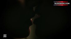 2. Melanie Liburd Lesbian Kiss – Dark Matter