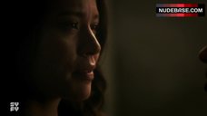 8. Melanie Liburd Lesbian Kiss – Dark Matter