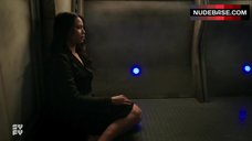 9. Melanie Liburd Lesbian Kiss – Dark Matter