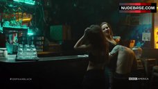 1. Tatiana Maslany Sexy Scene – Orphan Black
