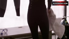 1. Jena Sims Topless in Thong – 3 Headed Shark Attack