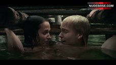 10. Alicia Vikander Swims in Lake Full Naked – The Crown Jewels