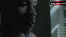 10. Derin Adesida Topless Scene – Boss