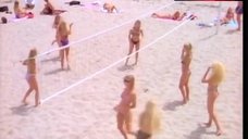 10. A.J. Langer Bikini Scene – Baywatch