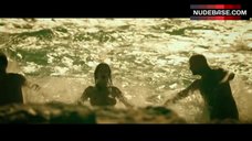 7. Viktorie Cermakova Naked on Beach – 4Some