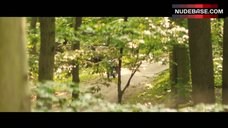 2. Jill De Jong Naked Ride on Motorcycle – Nature Calls