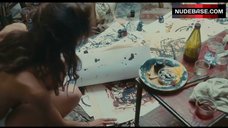 6. Carole Combes Topless Scene – Something In The Air