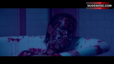 3. Bella Heathcote Bare Boobs in Shower – The Neon Demon