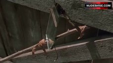 1. Alessia Marcuzzi Naked under Shower – Gunslinger'S Revenge