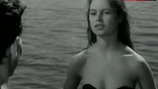 6. Brigitte Bardot in Strapless Bikini – Manina, The Lighthouse Keeper'S Daughter