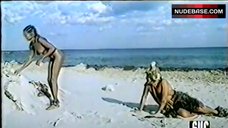 8. Zeudi Araya Completely Nude on Beach – Mr. Robinson
