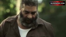 5. Natasha Rinis Upskirt Scene – Cargo