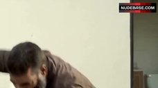 8. Natasha Rinis Upskirt Scene – Cargo