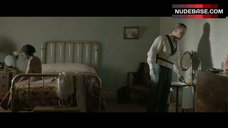 9. Malinda Baker Nude Sittinng on Bed – Lawless