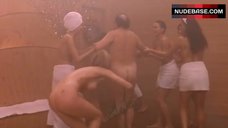 5. Claire Farwell Naked in Sauna – Vacanze Di Natale '95