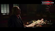 2. Cortney Palm Lying Nude on Table – Sushi Girl