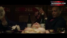 7. Cortney Palm Lying Nude on Table – Sushi Girl