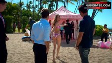 9. Behati Prinsloo in Sexy Floral Bikini – Hawaii Five-0