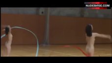 10. Junko Asahina Nude Gymnastics – Female Gym Coach: Jump And Straddle