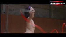 4. Junko Asahina Nude Gymnastics – Female Gym Coach: Jump And Straddle
