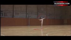7. Junko Asahina Nude Gymnastics – Female Gym Coach: Jump And Straddle