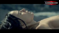 8. Elena Anaya Topless on Beach – Hierro