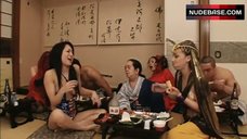 10. Risa Kasumi Food on Naked Body – The Big Tits Dragon