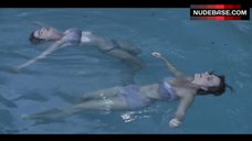 10. Gaby Hoffmann in Lingerie in Pool – Transparent